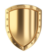3d Gold Shield.