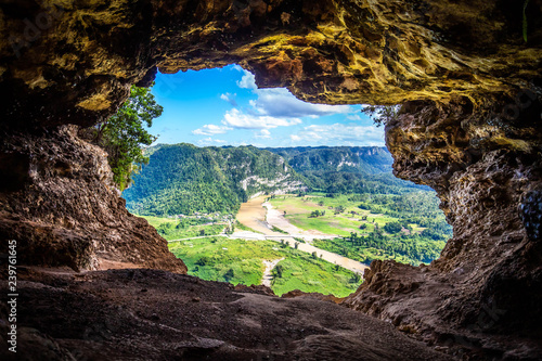 Fotomural Cueva Ventana natural cave in Puerto Rico