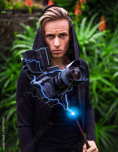 Harry Potter Camera Man Levitating Buy This Stock Photo And