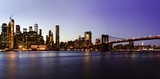 Fototapeta Miasta - New York City - beautiful sunset at manhattan