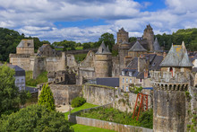 Castle Of Fougeres In Brittany France