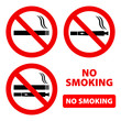 no smoking - no electronic cigarettes - forbidden sign
