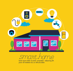 Wall Mural - smart home related