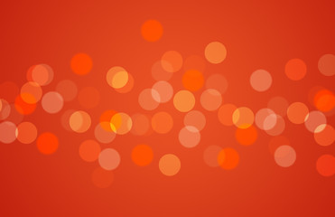Wall Mural - Red abstract blurred light or bokeh for Christmas and Love background
