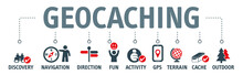 Geocaching Vector Illustration Concept Banner
