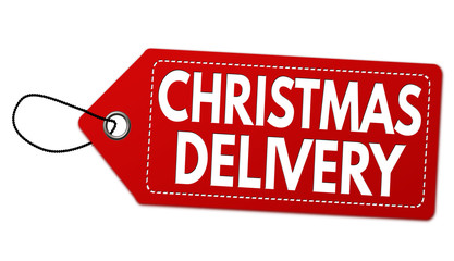 Sticker - Christmas special delivery label or price tag