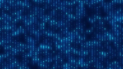Abstract Blue Tech background. Digital Illustration Futuristic Digital Big Data Concept Design.
