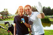 © zorandim75 - Happy couple feeling happy after golf game. - Image