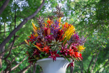 Poster - Vertical garden decoration in the park.