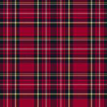 Christmas Plaid Texture Repeat Modern Classic Pattern