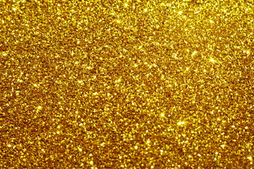gold and white glitter abstract bokeh background Christmas