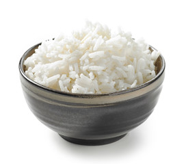 Canvas Print - bowl of boiled rice