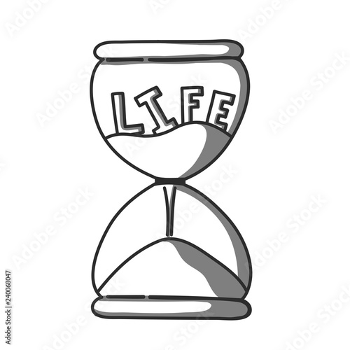 Sand Clock Sketch Doodle Hand Draw Life Is Counting Down Concept Vector Illustration Buy This Stock Vector And Explore Similar Vectors At Adobe Stock Adobe Stock