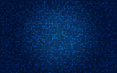 abstract digital technology background, concept of programming code