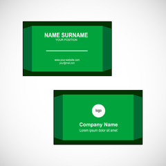 Business card vector