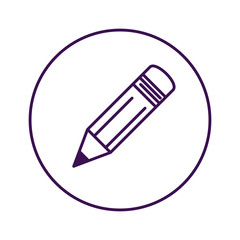 Poster - pencil write isolated icon