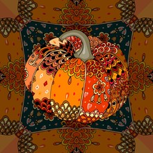 Patchwork Pumpkin Free Stock Photo - Public Domain Pictures
