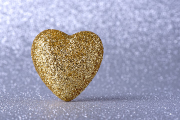Wall Mural - gold heart