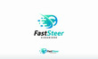 Fast Steering logo designs concept vector, Fast Automotive logo designs symbol