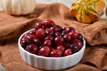 Wall Mural - Fresh organic cranberries