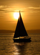 sunset sailboat