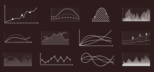 Wall Mural - currency grow chart. finance and economic market analysis graphs