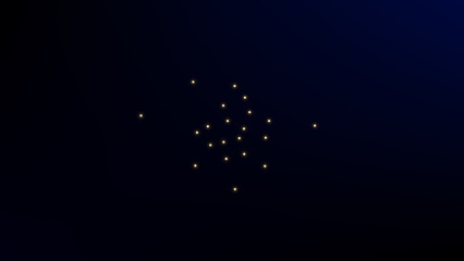 Wall Mural - constellation map. dark galaxy pattern. mystic cosmic sky with many stars. astronomical print. vecto
