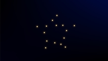 Wall Mural - constellation map. magic cosmic sky with many stars. dark blue galaxy pattern. astronomical print. v