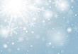 © ArtBackground - Christmas background concept design of white snowflake and snow in winter with copy space vector illustration