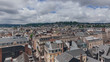 View of the streets and architecture in the historical city center of Rouen, France
