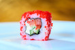 © shymar27 - Sushi rolls on a white background.