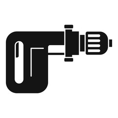 Sticker - Power drill icon. Simple illustration of power drill vector icon for web design isolated on white background