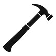 House hammer icon. Simple illustration of house hammer vector icon for web design isolated on white background