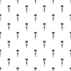 Canvas Print - Hair shaver pattern seamless vector repeat geometric for any web design