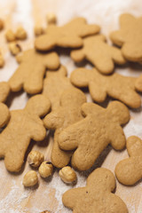 Homemade hazelnut cookies