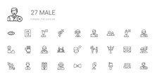 Male Icons Set