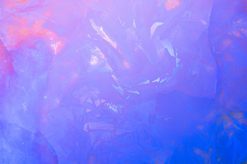 Wall Mural - colorful ice texture. iridescent holographic colors