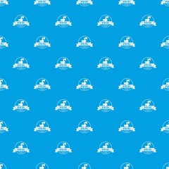 Renovation tool pattern vector seamless blue repeat for any use