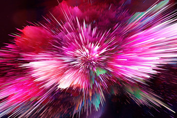 Wall Mural - space bright fantasy abstract background