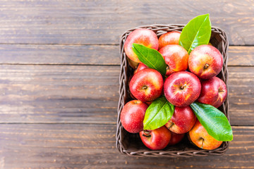 Sticker - Red apple in basket