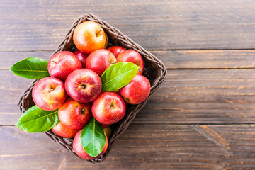 Sticker - Red apple in basket