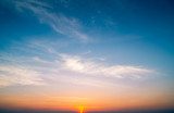 Fototapeta Zachód słońca - Sunset sky background.