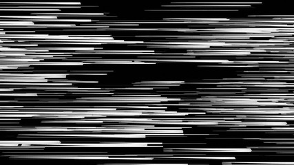 White lines movement - side view, Seamless loop