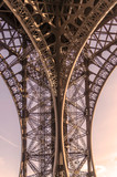 Fototapeta Paryż - Eiffel tower metallic structure
