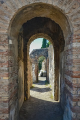 Wall Mural - Arch at the Pompeii Ruins, Italy