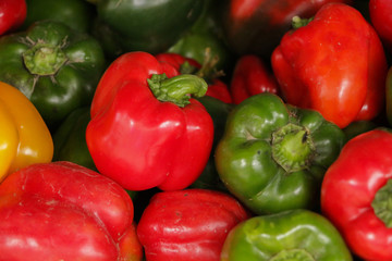 Canvas Print - Bell pepper Close up