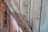 Fototapeta Perspektywa 3d - wooden door background with handle