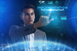 © photon_photo - The concept of business, technology, the Internet and the network. A young entrepreneur working on a virtual screen of the future and sees the inscription: Implementation