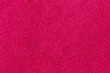 Crimson bright textile texture, boucle, fluff surface.	