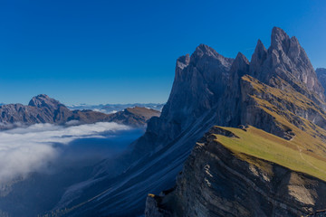 Unterwegs im Skigebiet Seceda/Gröden im schönen Südtirol